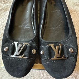 Louis Vuitton Suede Flats